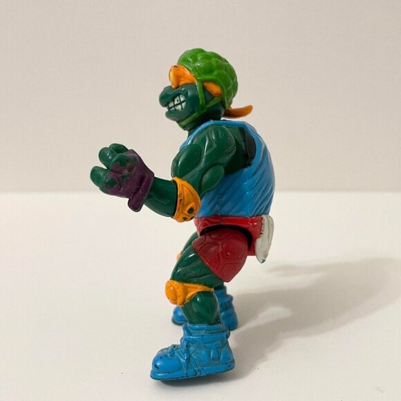 Vintage 1991 Teenage Mutant Ninja Turtle Skateboardin Mike TMNT Action Figure - Picture 4 of 16